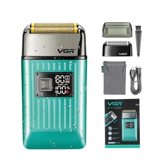 Электробритва Шейвер VGR аккумуляторная с USB и LED дисплеем (V-357) - фото 3