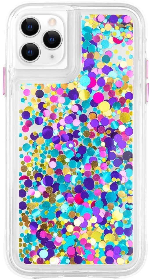 Чехол противоударный с плавающими блестками Case-Mate Waterfall CM039420 для Iphone 11 Pro Max/XS Max (6.5") Confetti