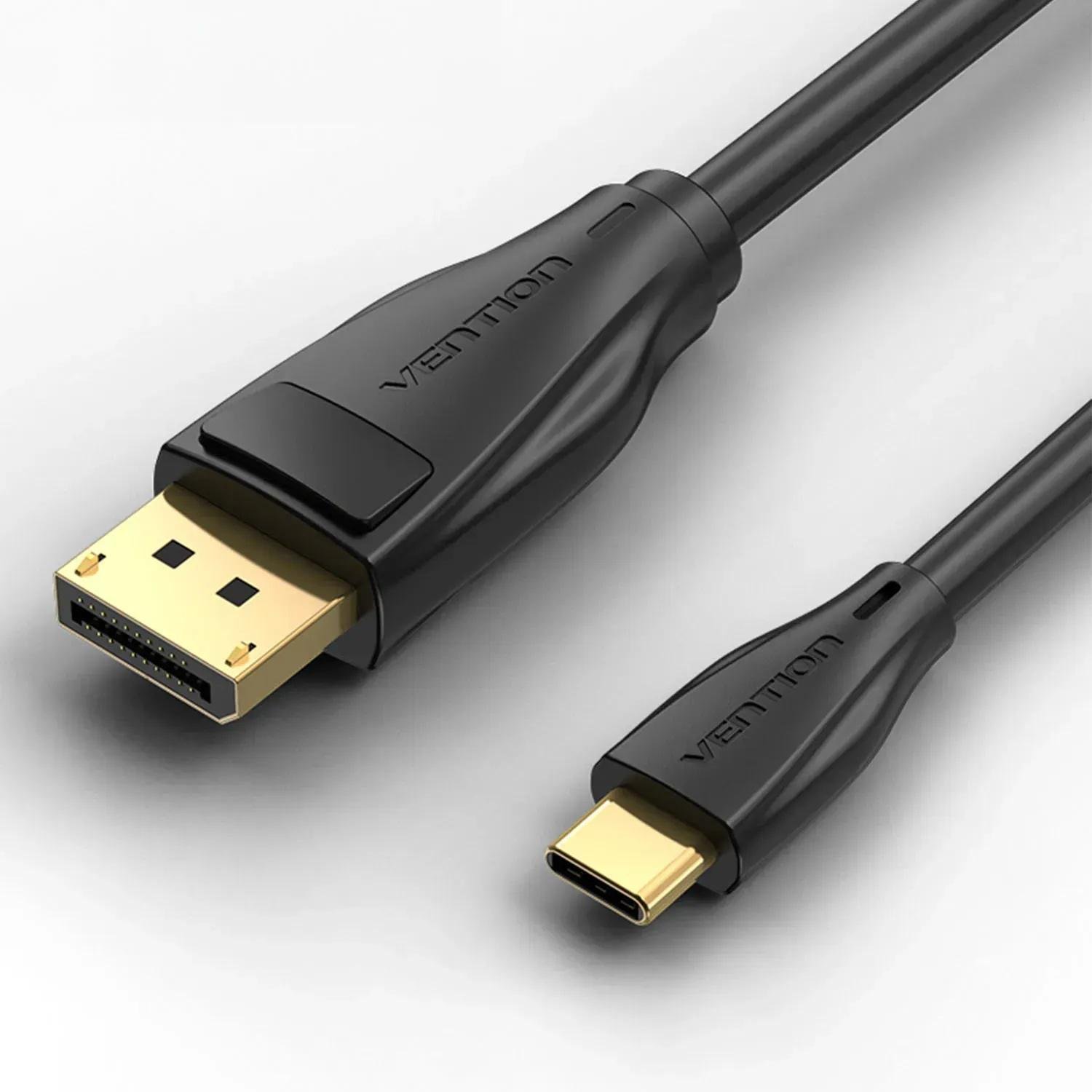 Кабель-перехідник USB-C на DisplayPort Vention 1,5 м Чорний (CGYBG)