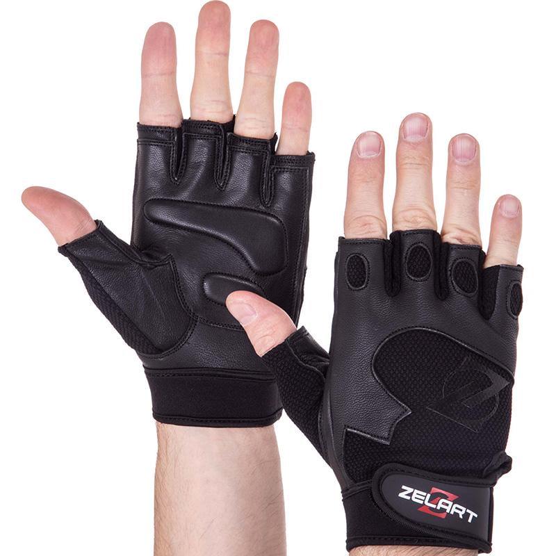 Перчатки спортивные Zelart SB-161555 S Черный (07363067)