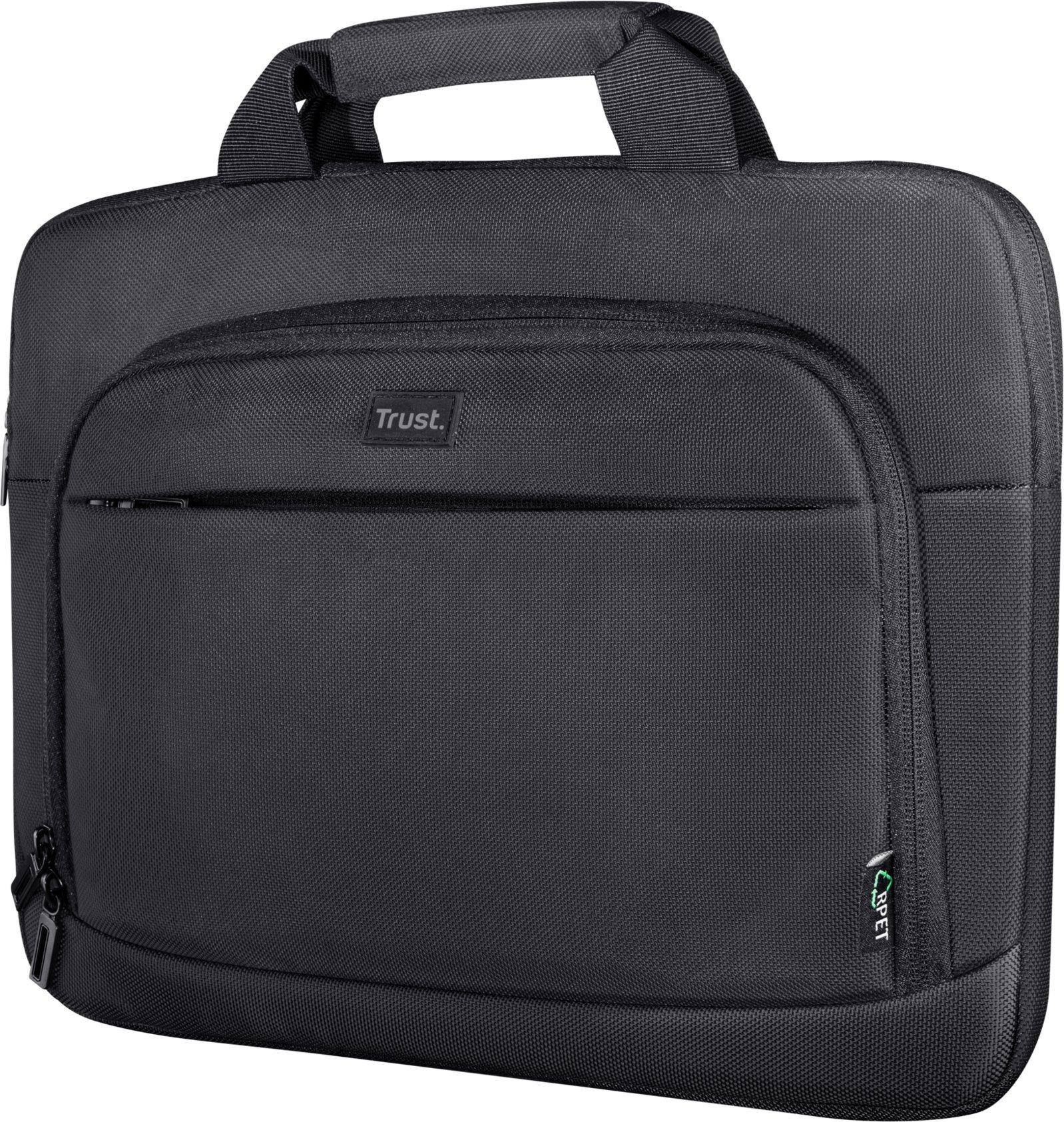 Сумка для ноутбука Trust Sydney Slim Laptop Bag 14" ECO 24394 Чорний (11314540) - фото 2