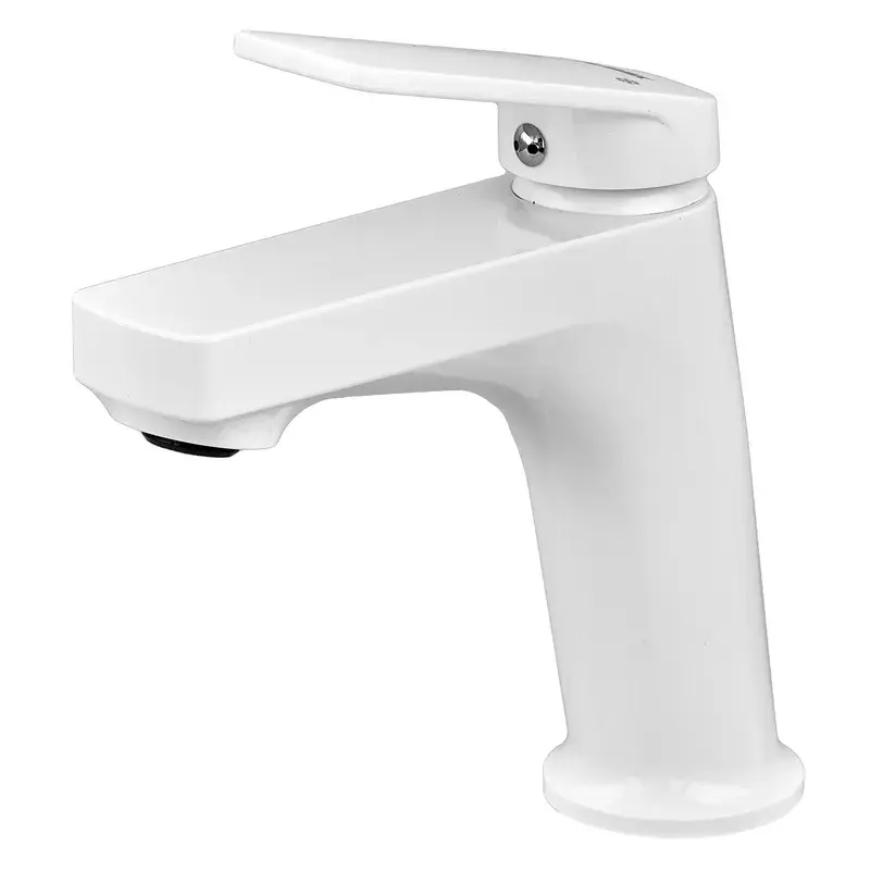 Змішувач для раковини PLAMIX Lucas-001 одноважільний Білий (PM0706)