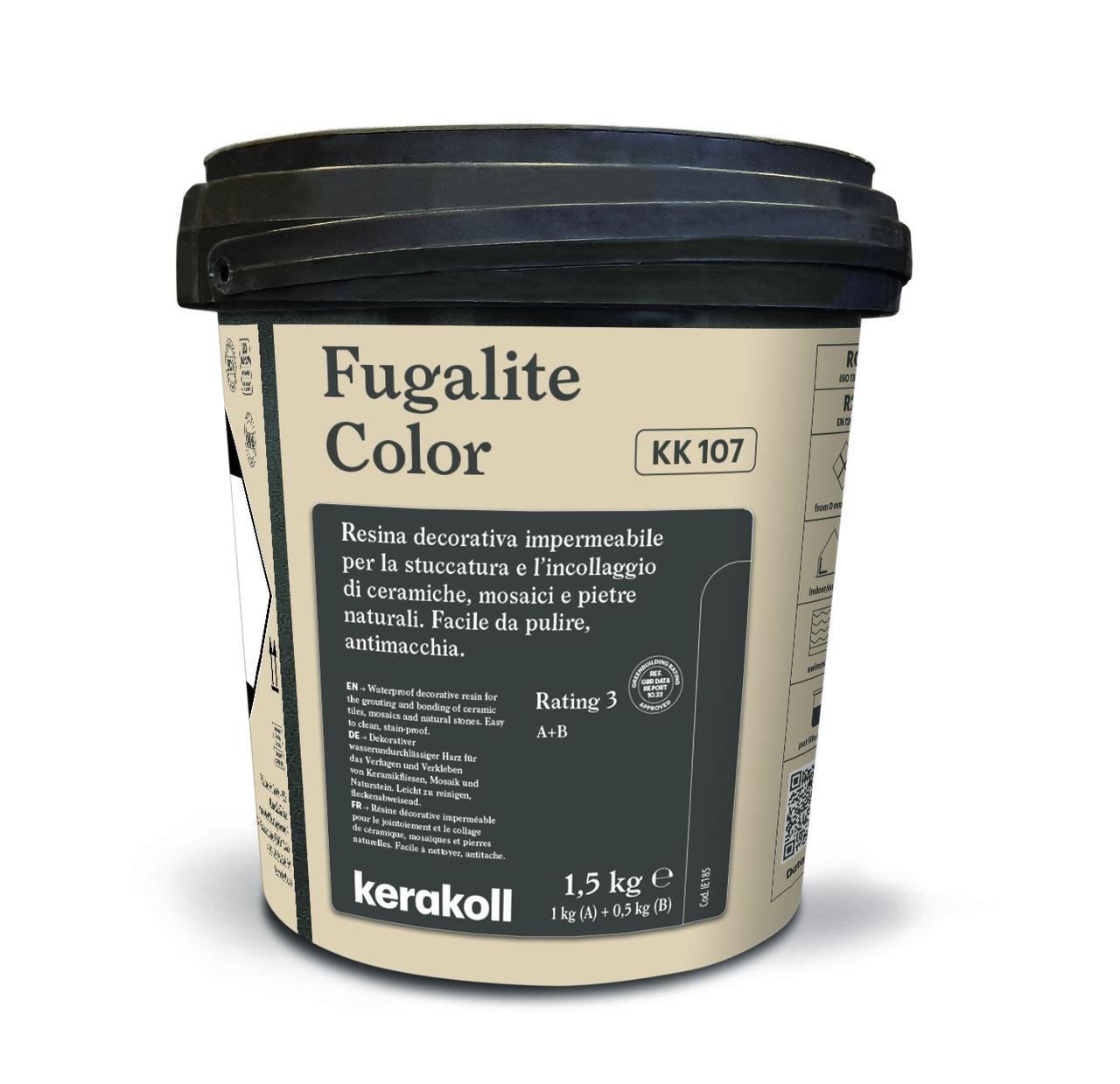 Затирка епоксидна Kerakoll Fugalite Color КК107 1,5 кг Бежевий (KK107)
