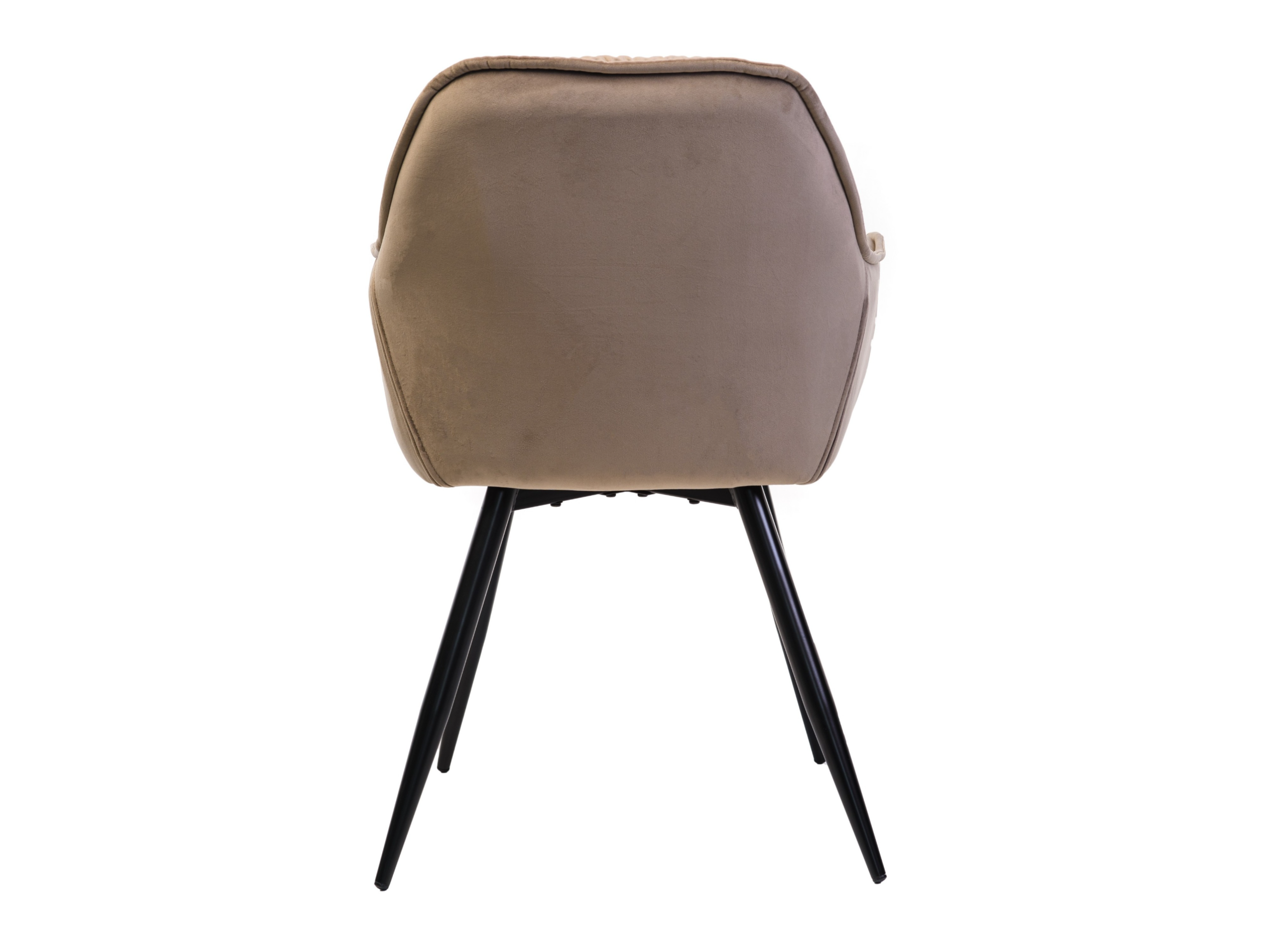 Стілець обідній Vetro Капучино велюр/Чорний (M-65) - фото 4