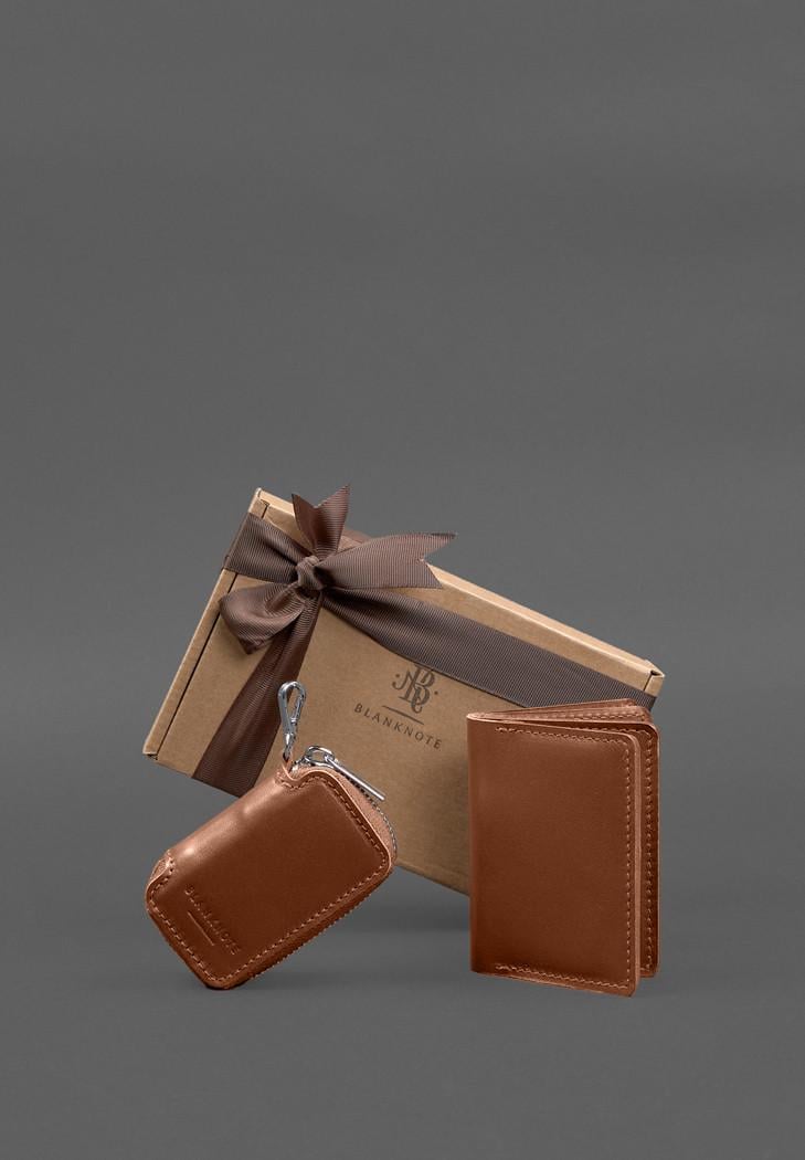 Набор кожаных аксессуаров AUTO 2.0 Светло-коричневый (A-028633)