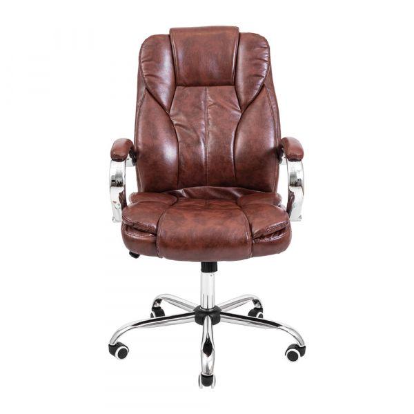 Крісло офісне Richman Гранде Хром М-1 Tilt Коричневий (1634549) - фото 2 Крісло офісне Richman Гранде Хром М-1 Tilt Коричневий (1634549) - фото 2