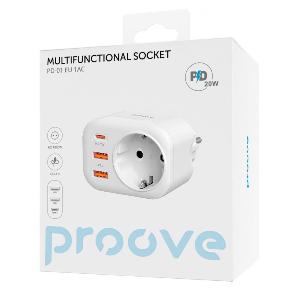 Розетка многофункциональная Proove Multifunctional Socket PD-01 EU 1AC (12202298) - фото 4