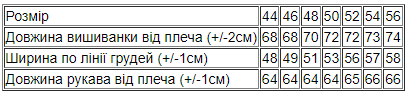 Вишиванка чоловіча Носи Своє з довгим рукавом р. 48 Хакі (8605-015-22) - фото 3