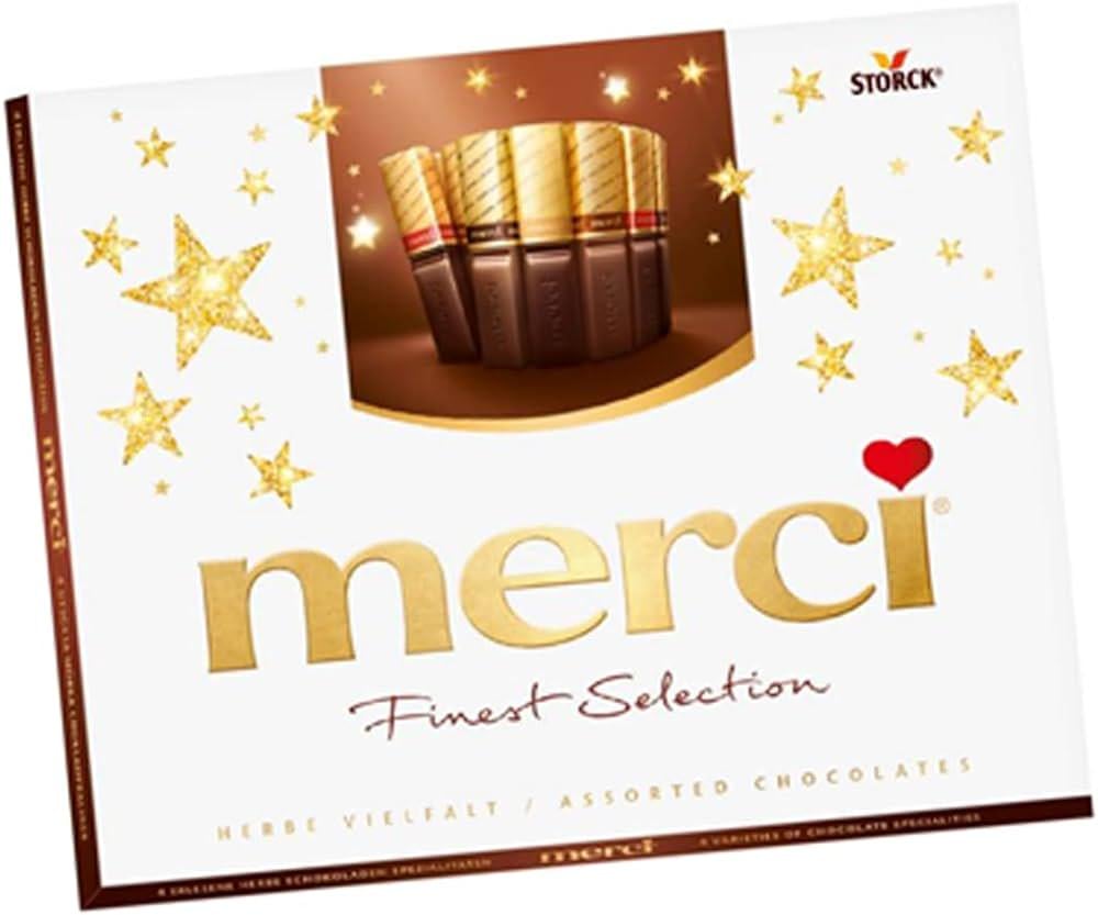 Конфеты Merci Finest Selection Черный шоколад 250 г