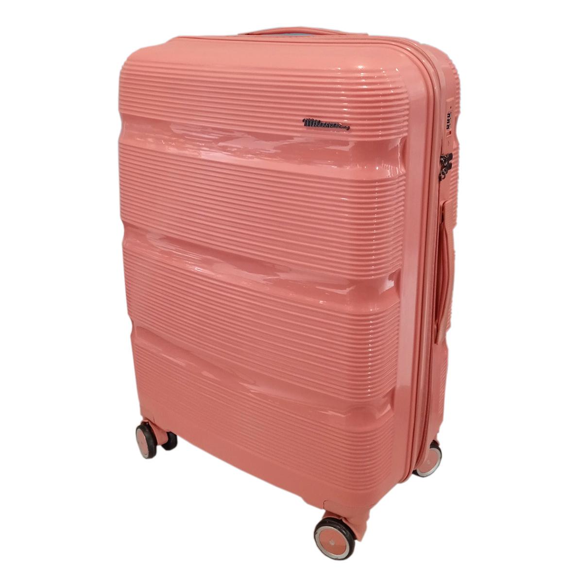 Чемодан Milano Bag 0307 полипропиленовый средний Розовый (Mp00104)