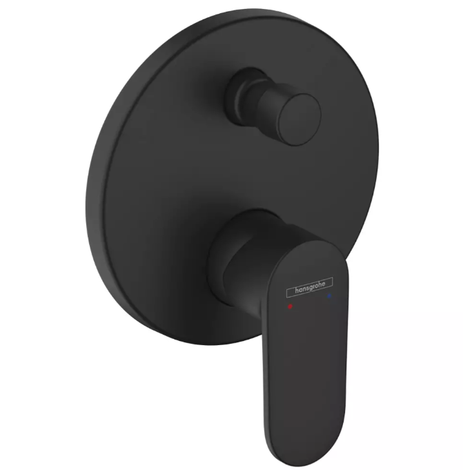 Змішувач прихованого монтажу для ванни/душу Hansgrohe Vernis Blend 71466670 Чорний матовий (497303)