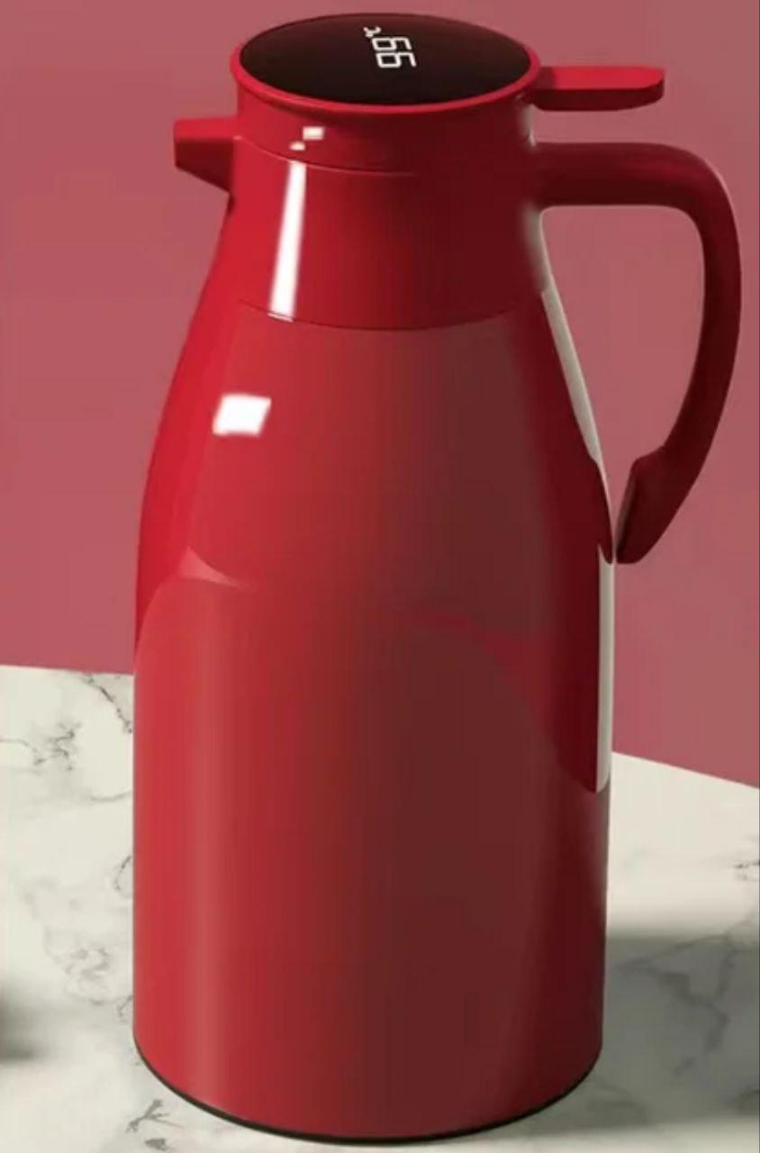 Термос 10Moons з індикатором температури 2 л Червоний (5686053)