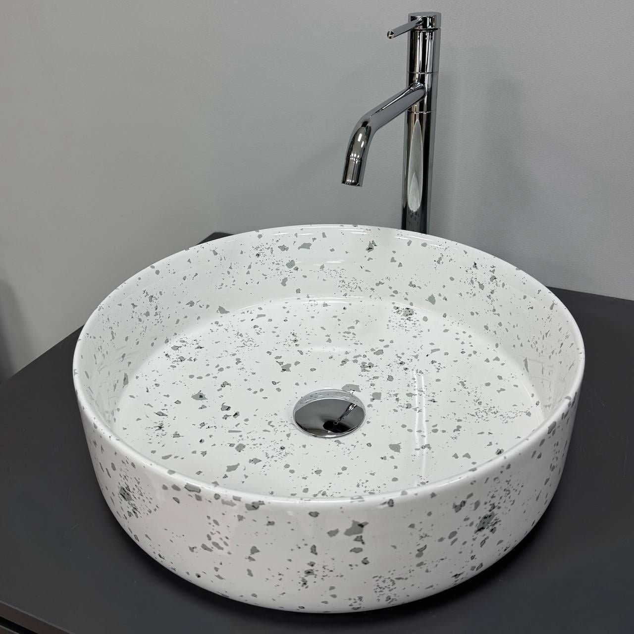 Умивальник VBI BARI S накладний Grey mosaic (2958592011)