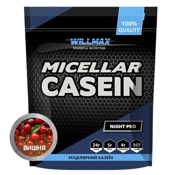 Протеин казеиновый Willmax Micellar Casein 900 г Вишня (5115) - фото 1 Протеин казеиновый Willmax Micellar Casein 900 г Вишня (5115) - фото 1