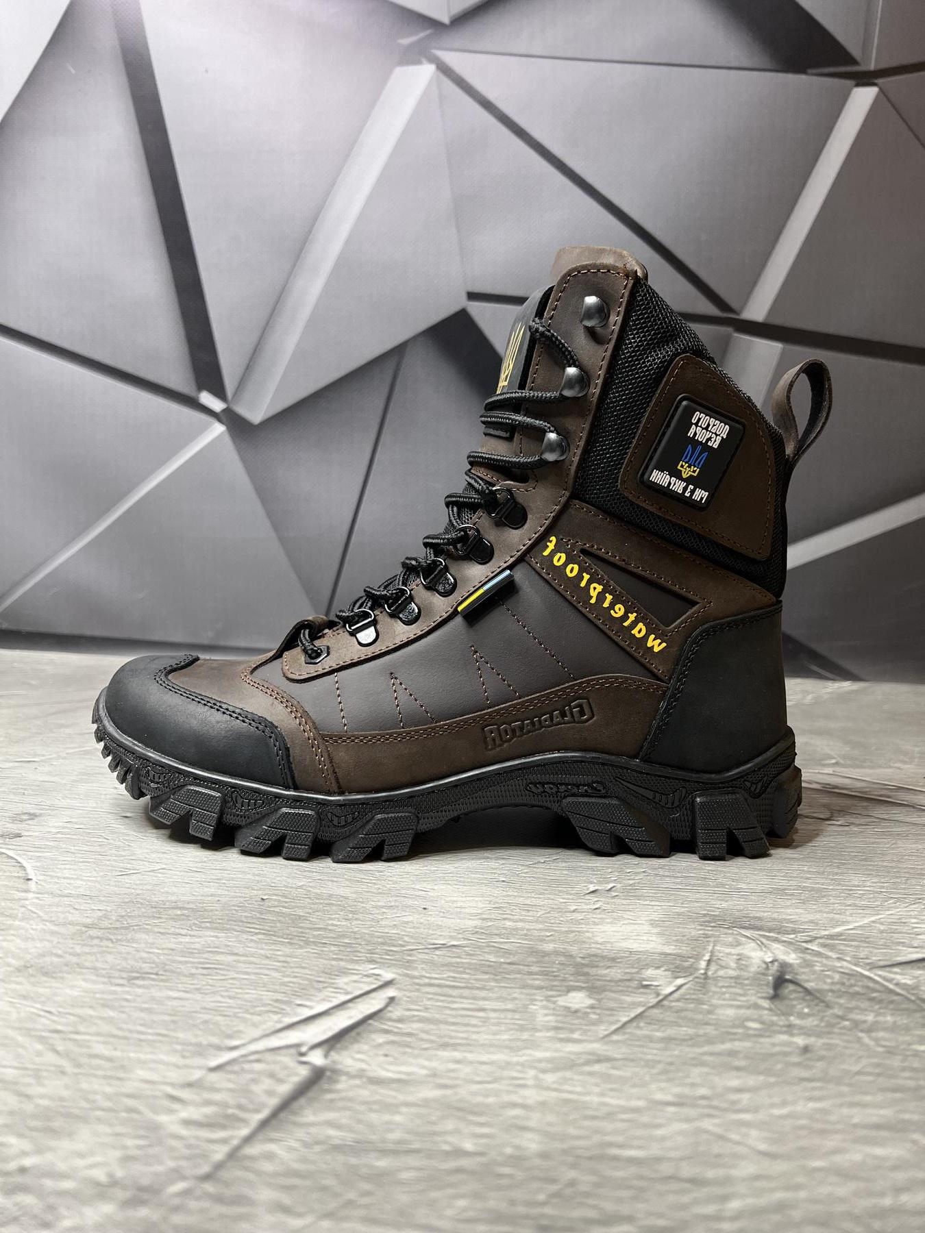 Берці чоловічі із натурального нубука демісезонні р. 40 Brown - фото 5 Берці чоловічі із натурального нубука демісезонні р. 40 Brown - фото 5