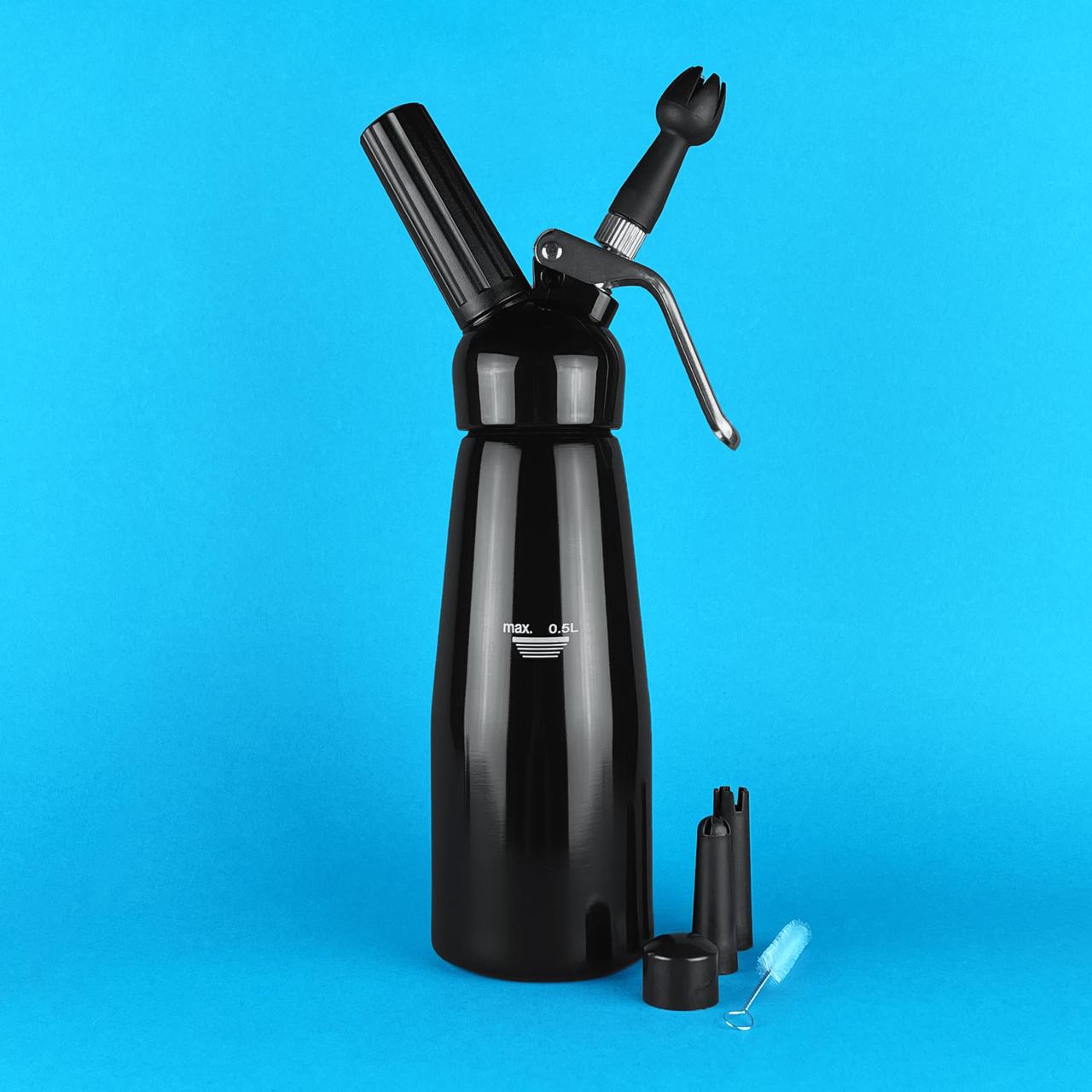 Сифон для сливок Cream Whipper 500 мл Черный (26394384)