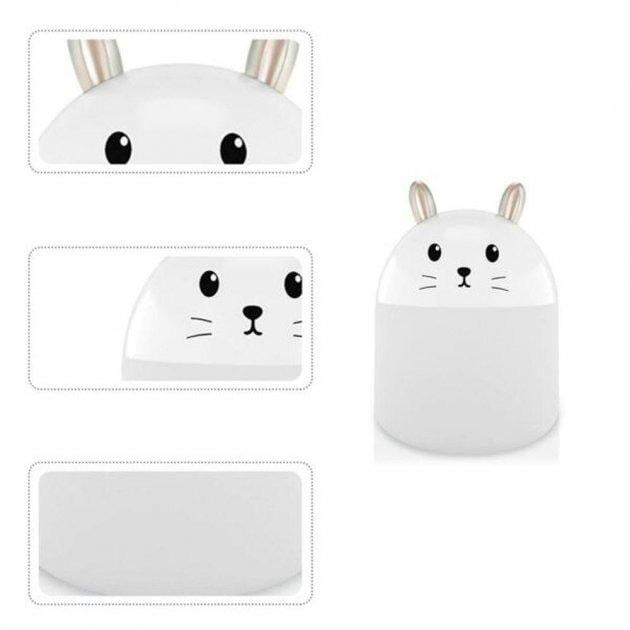 Зволожувач повітря ультразвуковий Humidifiers Rabbit Білий (4422) - фото 4