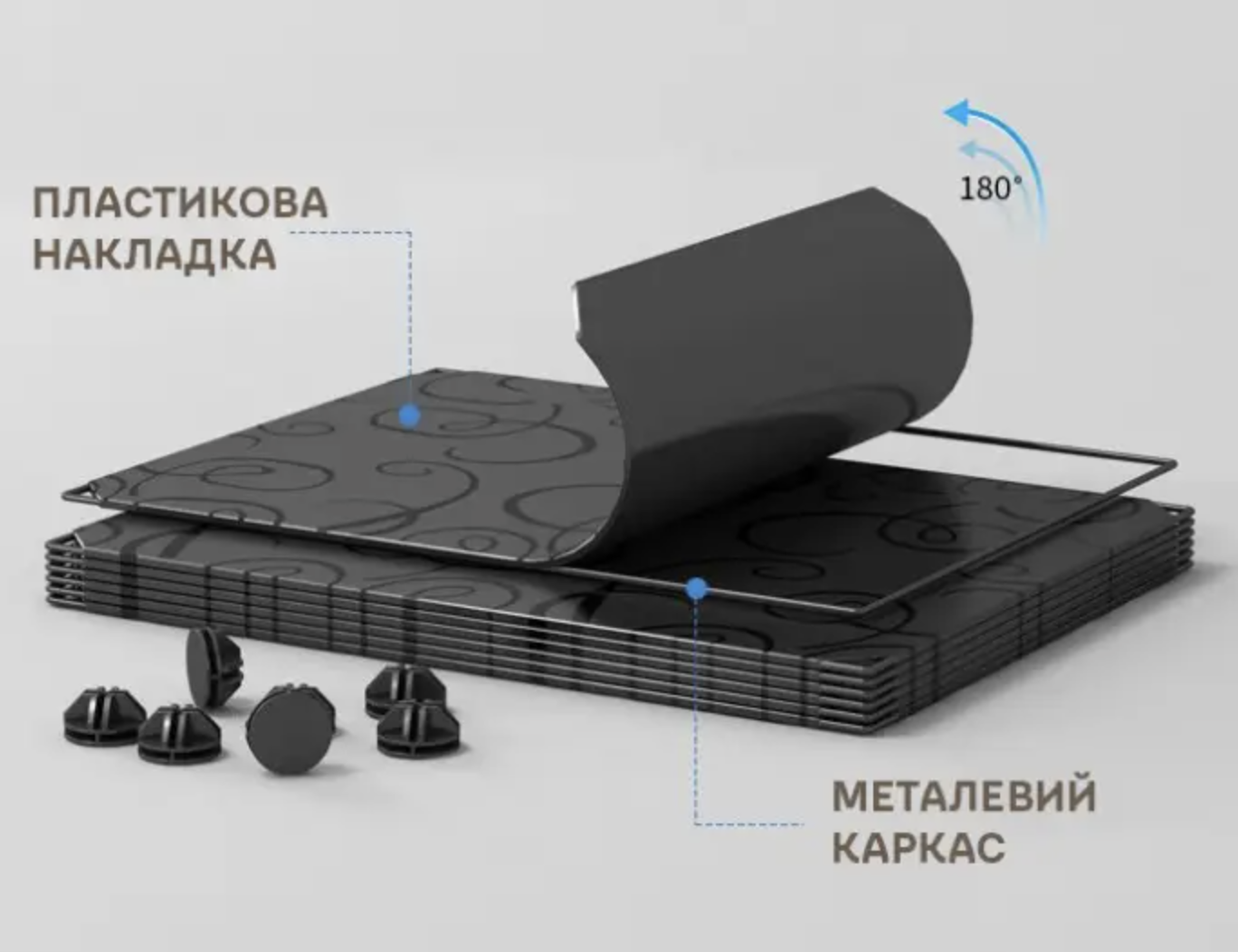 Шафа модульна пластикова для одягу та речей 12 секцій (Е500009) - фото 6