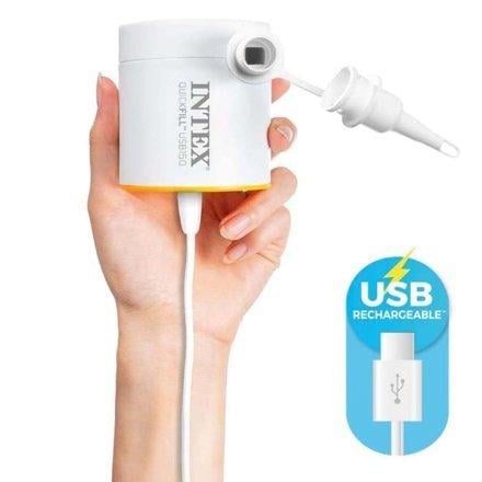 Надувной матрас Intex 64012 полуторный с подголовником и электронасосом 220V 137x191x22 см Синий (D-2019091867) - фото 5 Надувной матрас Intex 64012 полуторный с подголовником и электронасосом 220V 137x191x22 см Синий (D-2019091867) - фото 5