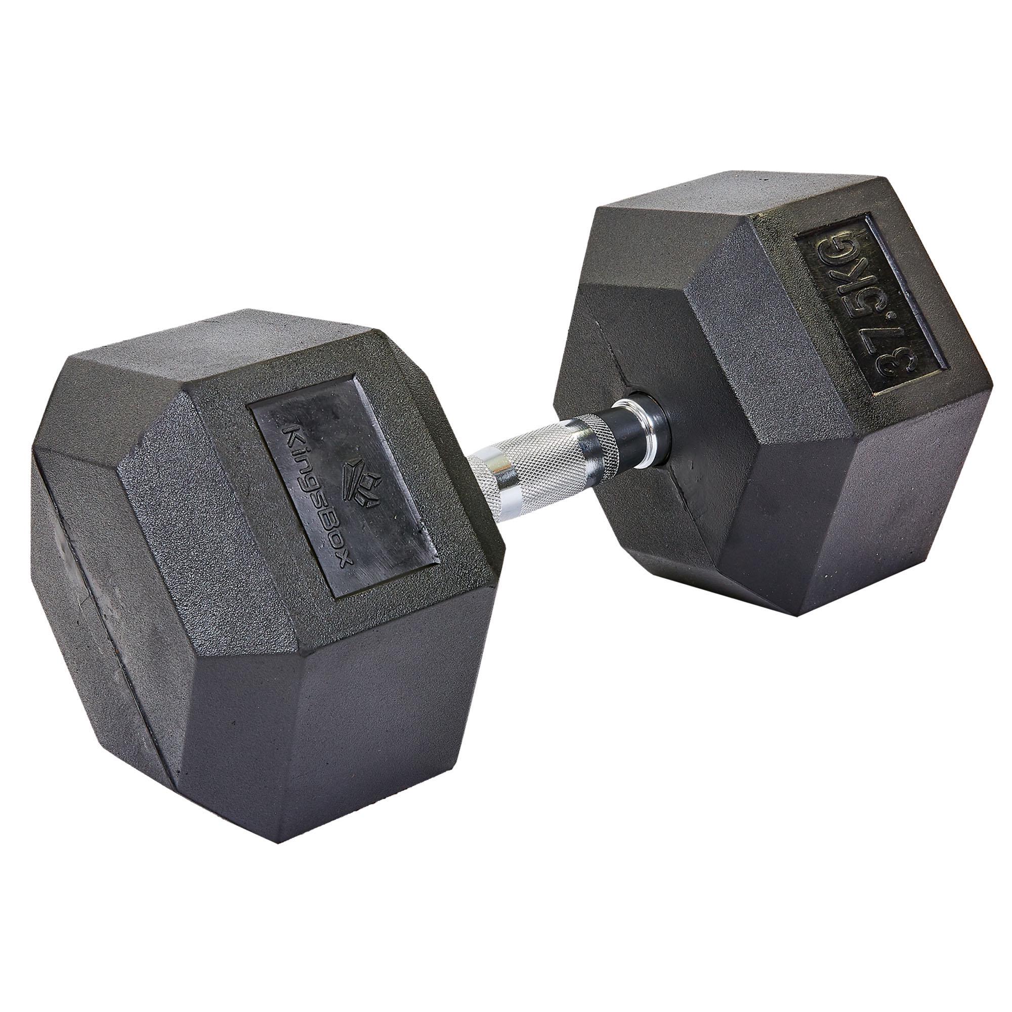 Гантель цільна Zelart SP-Planeta SC-8013-37,5 шестигранна 1 шт. 37,5 кг (DR002808) - фото 1