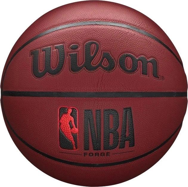 М'яч баскетбольний Wilson NBA FORGE BSKT CRIMSON red size 6 (WTB8201XB6 6)