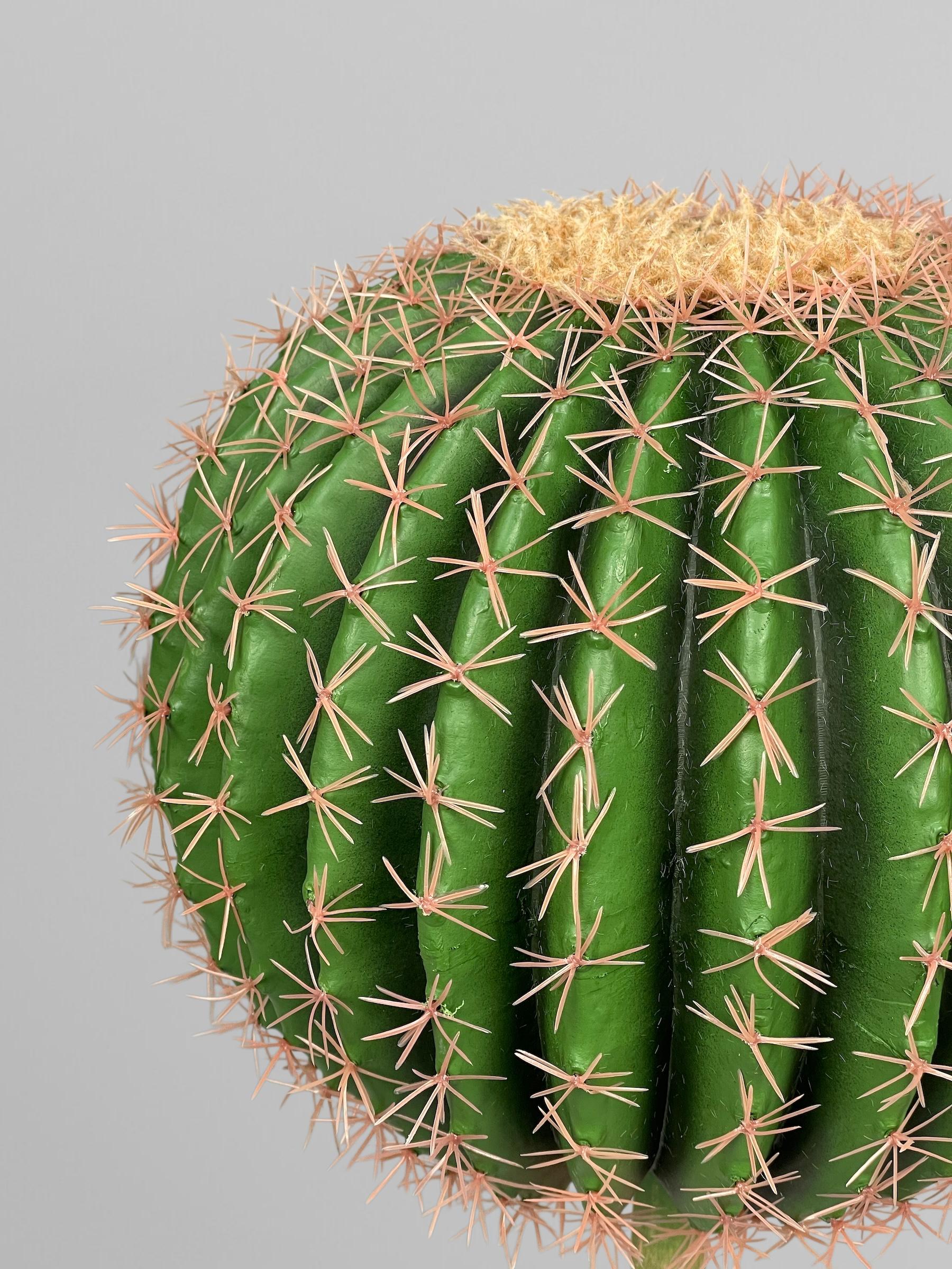 Искусственный кактус круглый без горшка 29 см Зеленый (Р06005) - фото 2 Искусственный кактус круглый без горшка 29 см Зеленый (Р06005) - фото 2