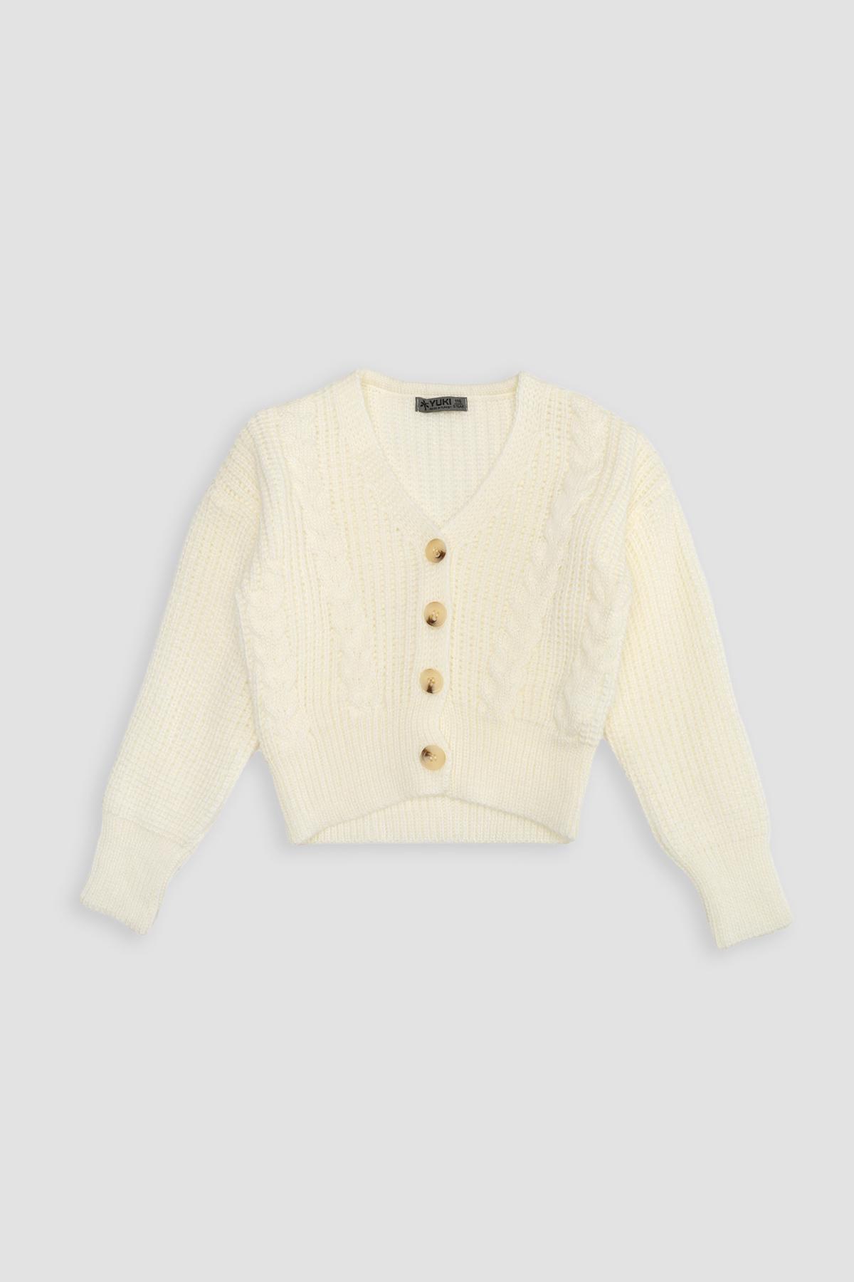 Кофта для девочки ЦБ-00257122 116 см Молочный (28575863)