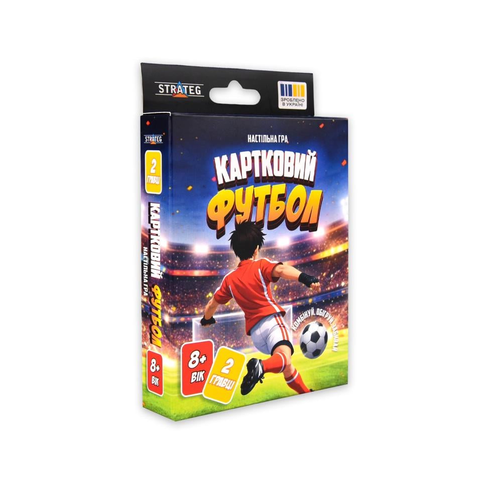 Настольная игра Strateg Картковий футбол 2 игроков от 8 лет (SR-113-N-1559) Настольная игра Strateg Картковий футбол 2 игроков от 8 лет (SR-113-N-1559)