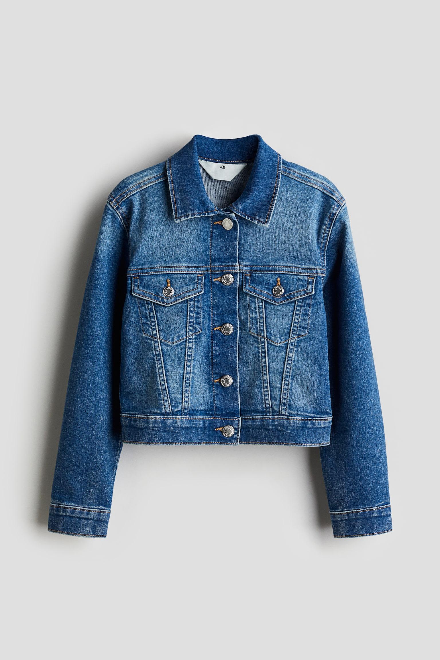 Куртка джинсова H&M 164 см Синій (1213389)