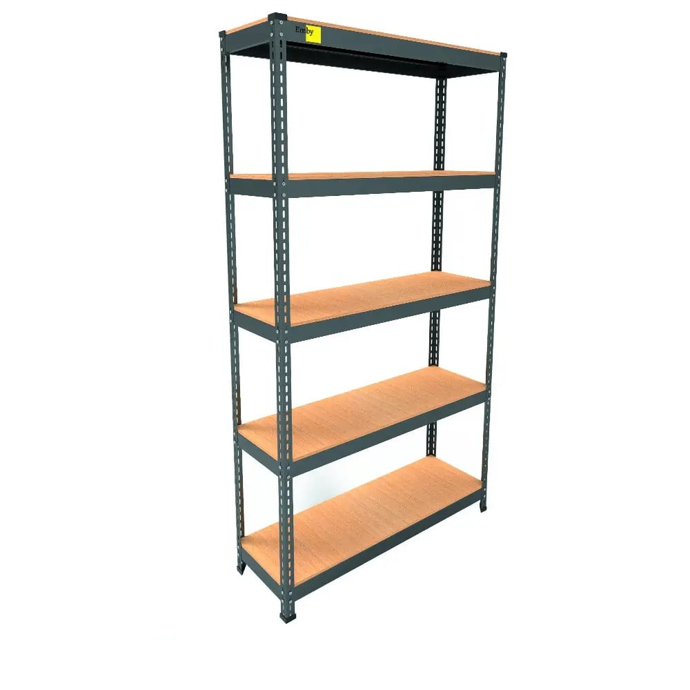 Стелаж металевий Emby Light Series 5 полиць ДСП до 100 кг 1800х900x300 мм (65d33a256fb0382fce23f023) Стелаж металевий Emby Light Series 5 полиць ДСП до 100 кг 1800х900x300 мм (65d33a256fb0382fce23f023)