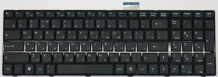 Клавіатура для ноутбука MSI GE640 GE70 GR620 (S1N-3ERU211-SA0)