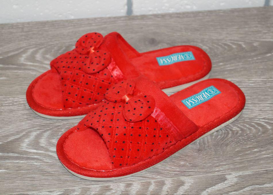 Тапочки комнатные Elmob 36/37 р. 23,5 см Красный (30338-3637)