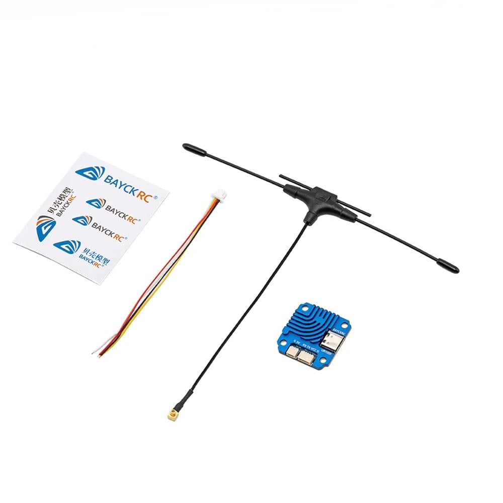 Приемник управления ELRS 868/900/2400MHz BAYCK UR100 Dual Band RX LR1121+ESP32-C3+TCXO MMCX антенна (00-00028943)