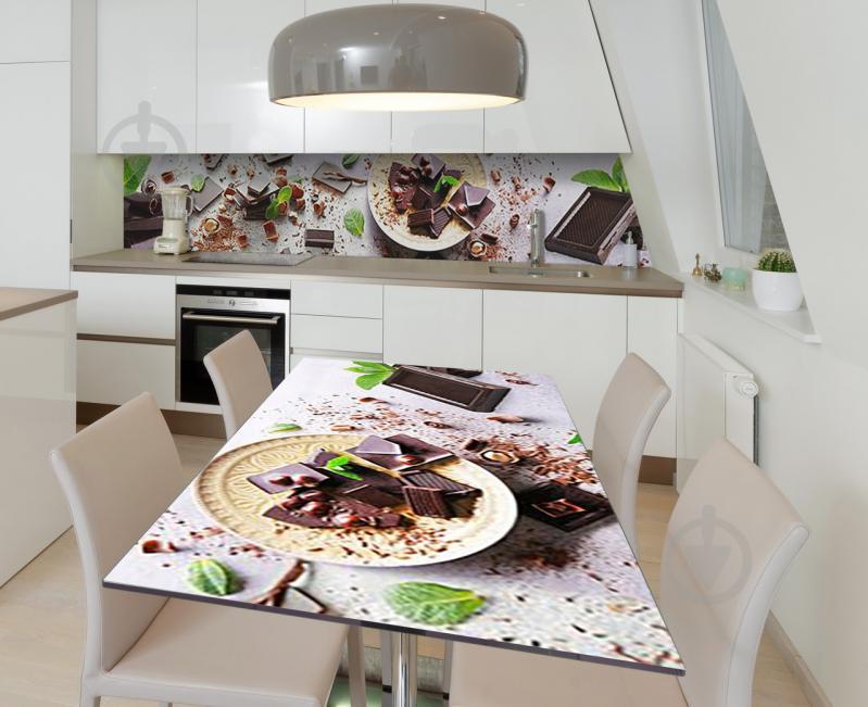 Наклейка 3Д виниловая на стол Zatarga «Слитки шоколада» 650х1200 мм (Z184834/1st) Наклейка 3Д виниловая на стол Zatarga «Слитки шоколада» 650х1200 мм (Z184834/1st)