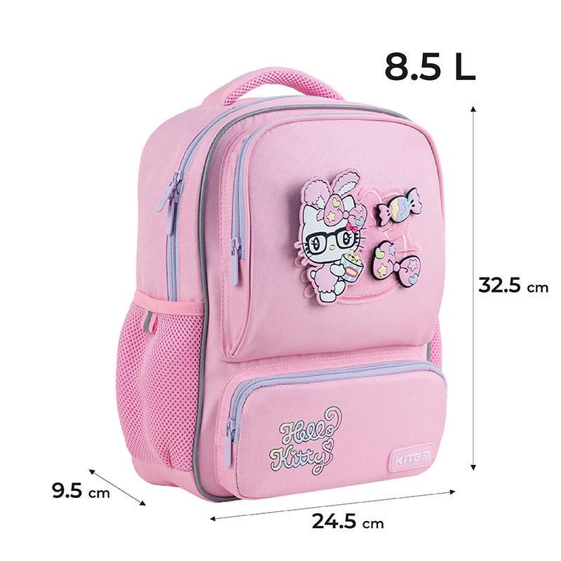 Рюкзак школьный для девочки младших классов KITE Kids HK24-559XS Hello Kitty (2296751304) - фото 4