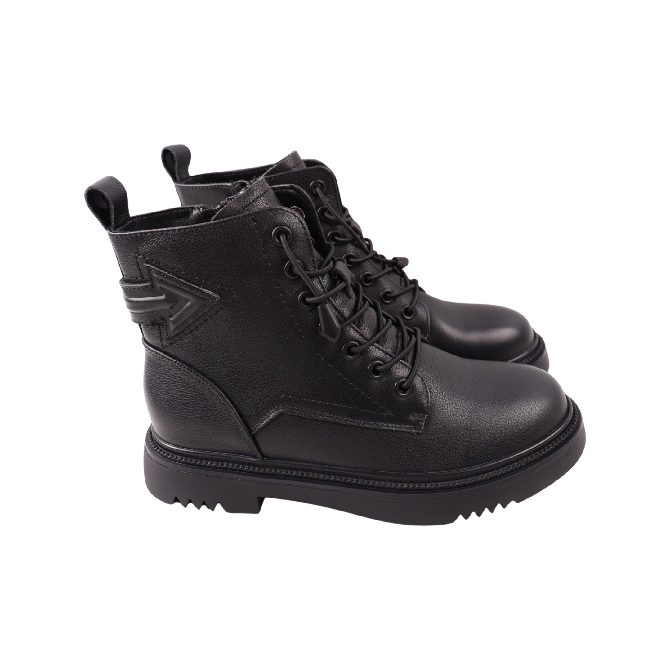 Ботинки женские Berkonty натуральная кожа р. 39 Черный (423-23DHC)