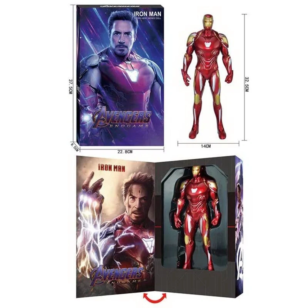 Фигурка героя с подвижными конечностями 28 см (29187929) - фото 6 Фигурка героя с подвижными конечностями 28 см (29187929) - фото 6