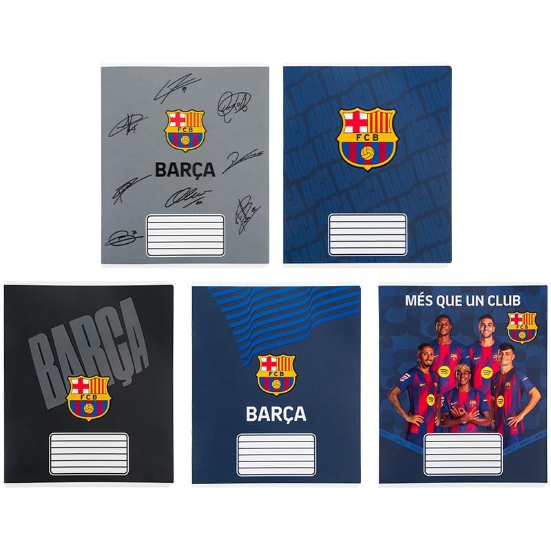 Набор школьных тетрадей KITE FC Barcelona клетка 18 л. 20 шт. (BC26-236 В)