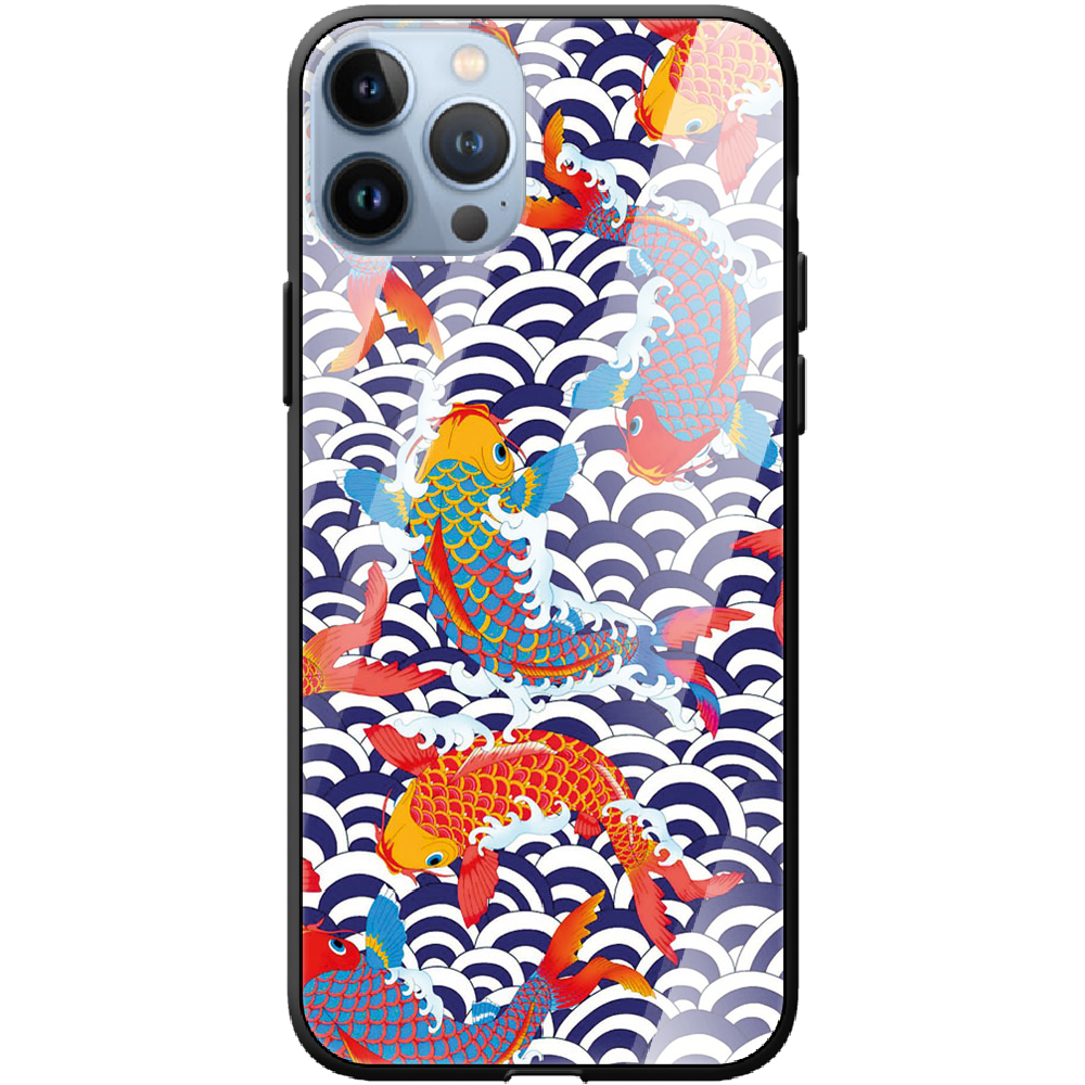 Чехол BoxFace iPhone 13 Pro Max Koi Fish Черный силикон (43360-up2477-43448) - фото 3