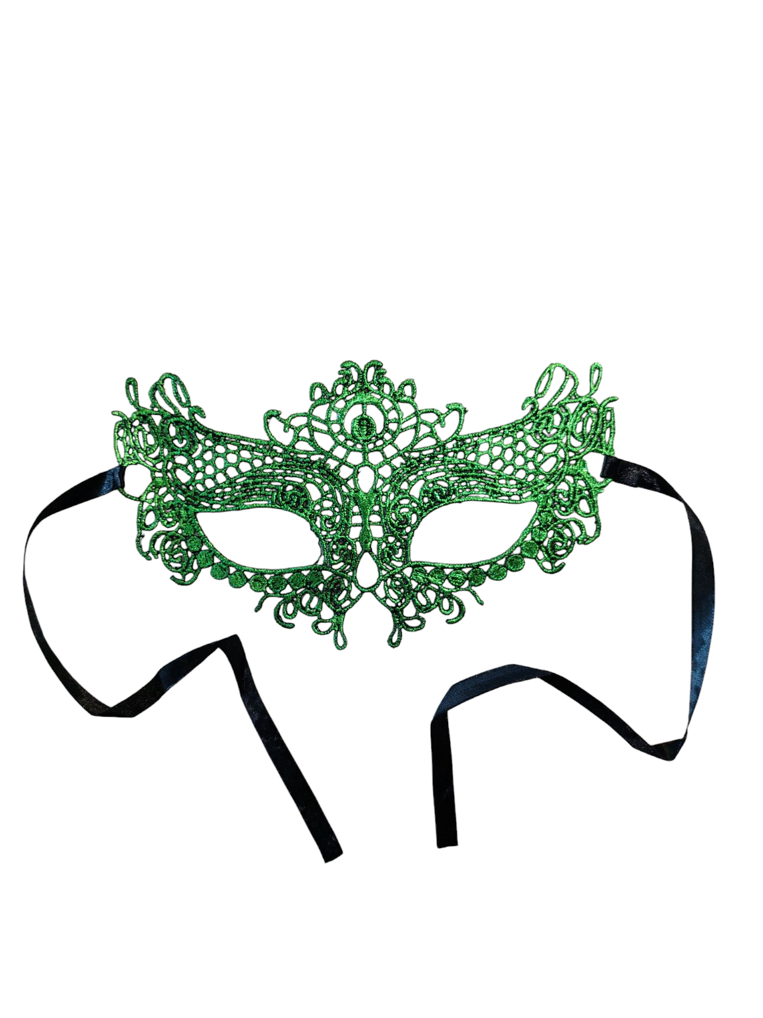 Маска кружевная на глаза One size Зеленый (140345/5)