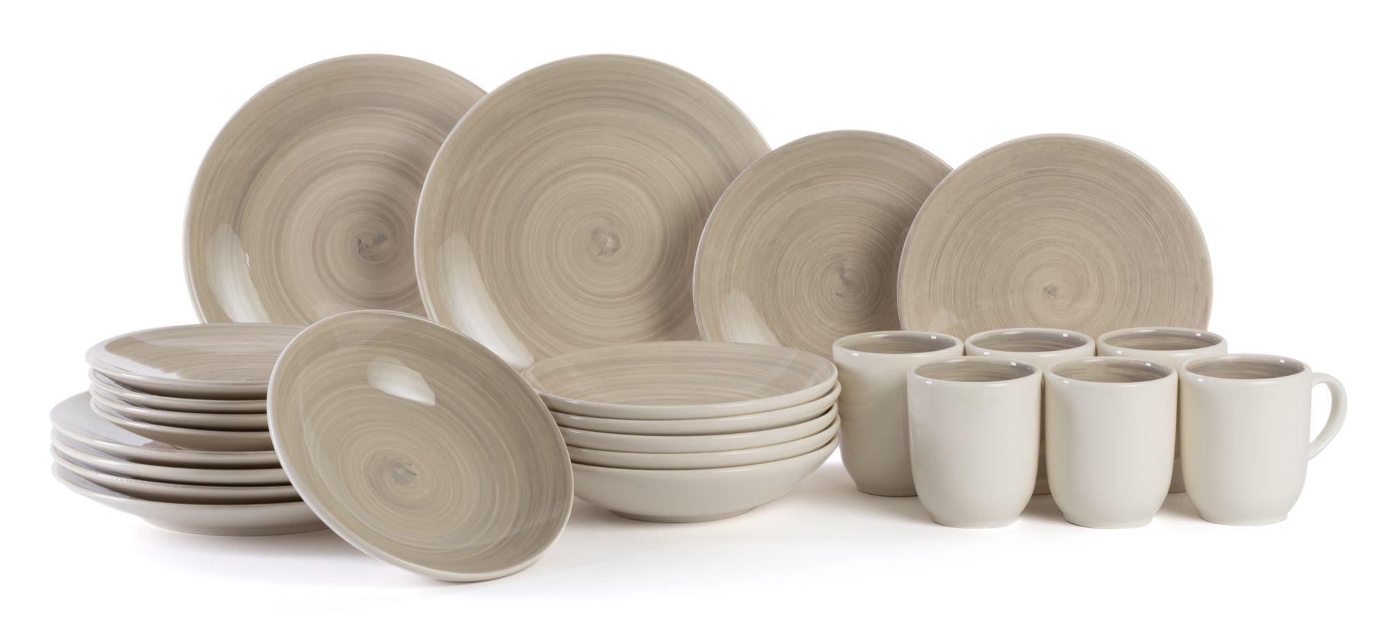 Набор тарелок десертных Cosy&Trendy Turbolino 22 см 6 шт. Brown - фото 2