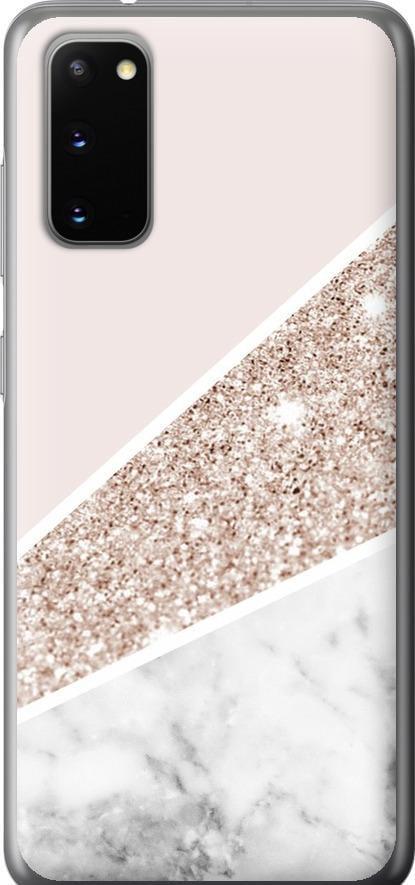 Чехол на Samsung Galaxy S20 Пастельный мрамор (4342t-1824-42517)