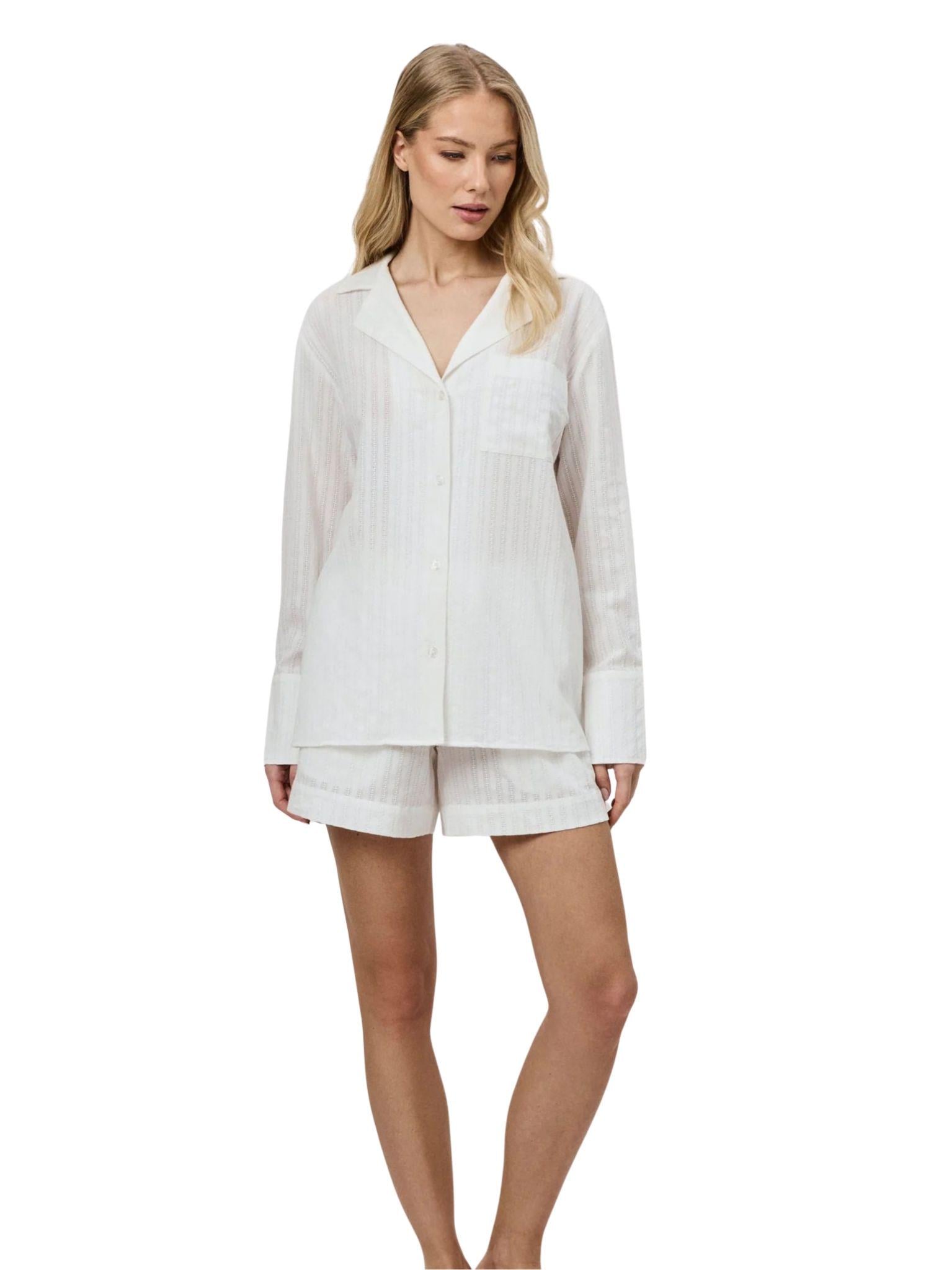 Костюм літній жіночий Aruelle L Білий (Elara-short)