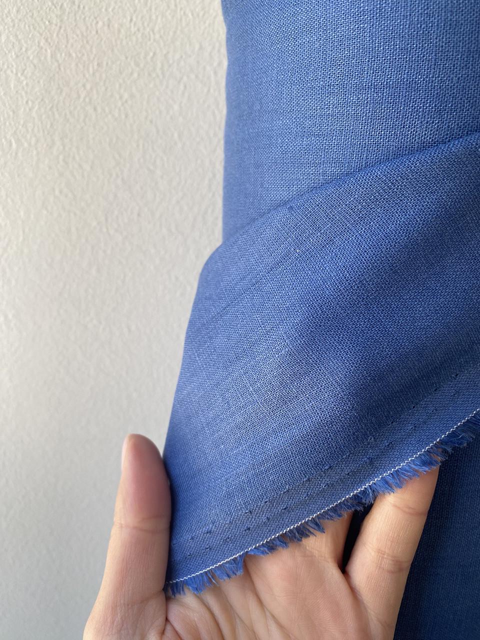 Тканина LINEN PLUS лляна натуральна 143 см 131/369 Синій - фото 3 Тканина LINEN PLUS лляна натуральна 143 см 131/369 Синій - фото 3
