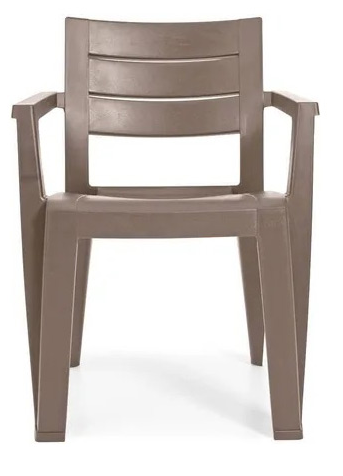 Стілець садовий Keter Julie Dining Chair Капучино (247106) - фото 4