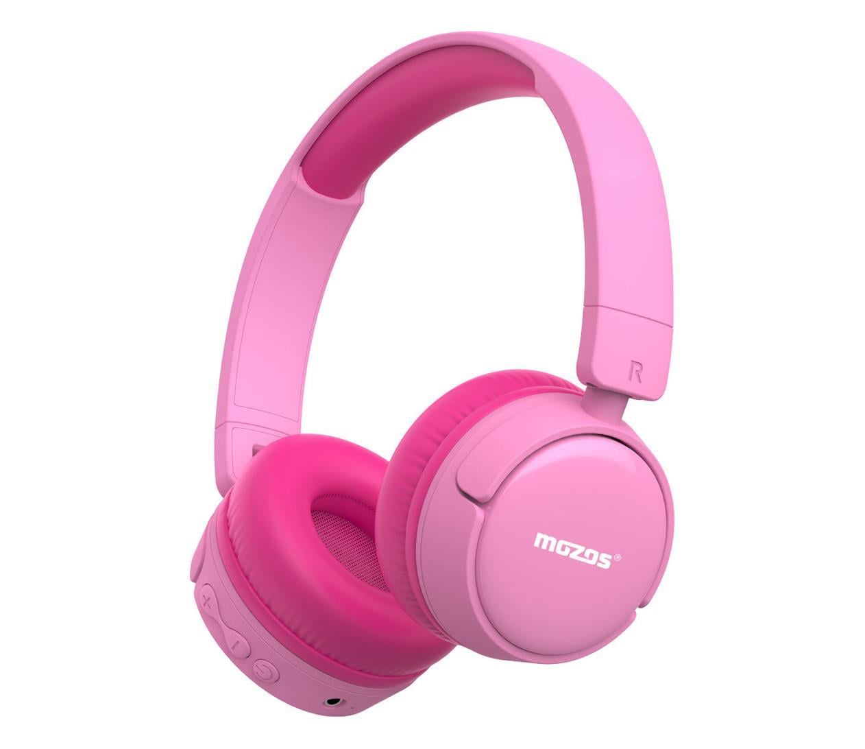 Навушники з мікрофоном Mozos KID3 Pink