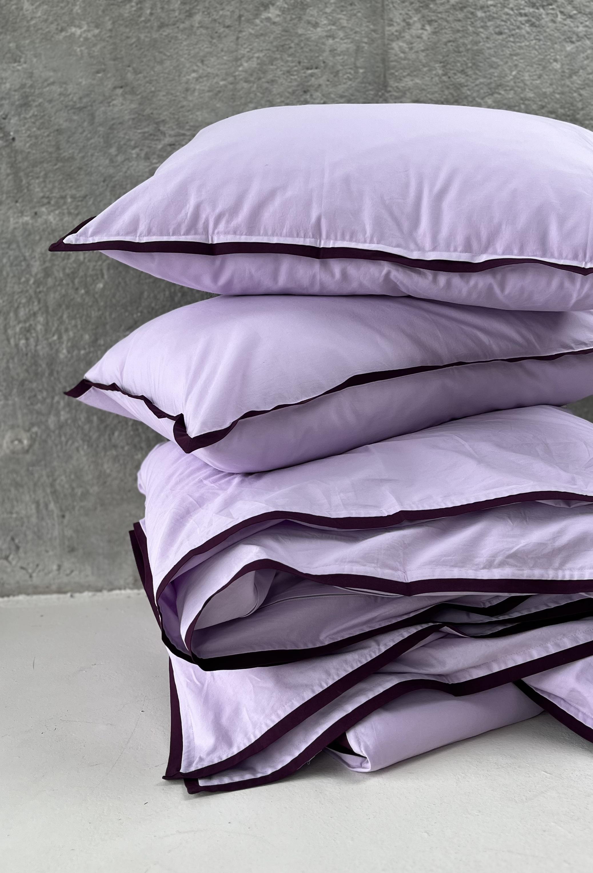 Комплект постельного белья White Dream полуторный 155х215 см вареный хлопок Лиловый (2003/2)