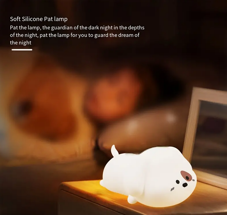 Ночник в виде собачки аккумуляторный из силикона USB (XR-2370) - фото 6 Ночник в виде собачки аккумуляторный из силикона USB (XR-2370) - фото 6