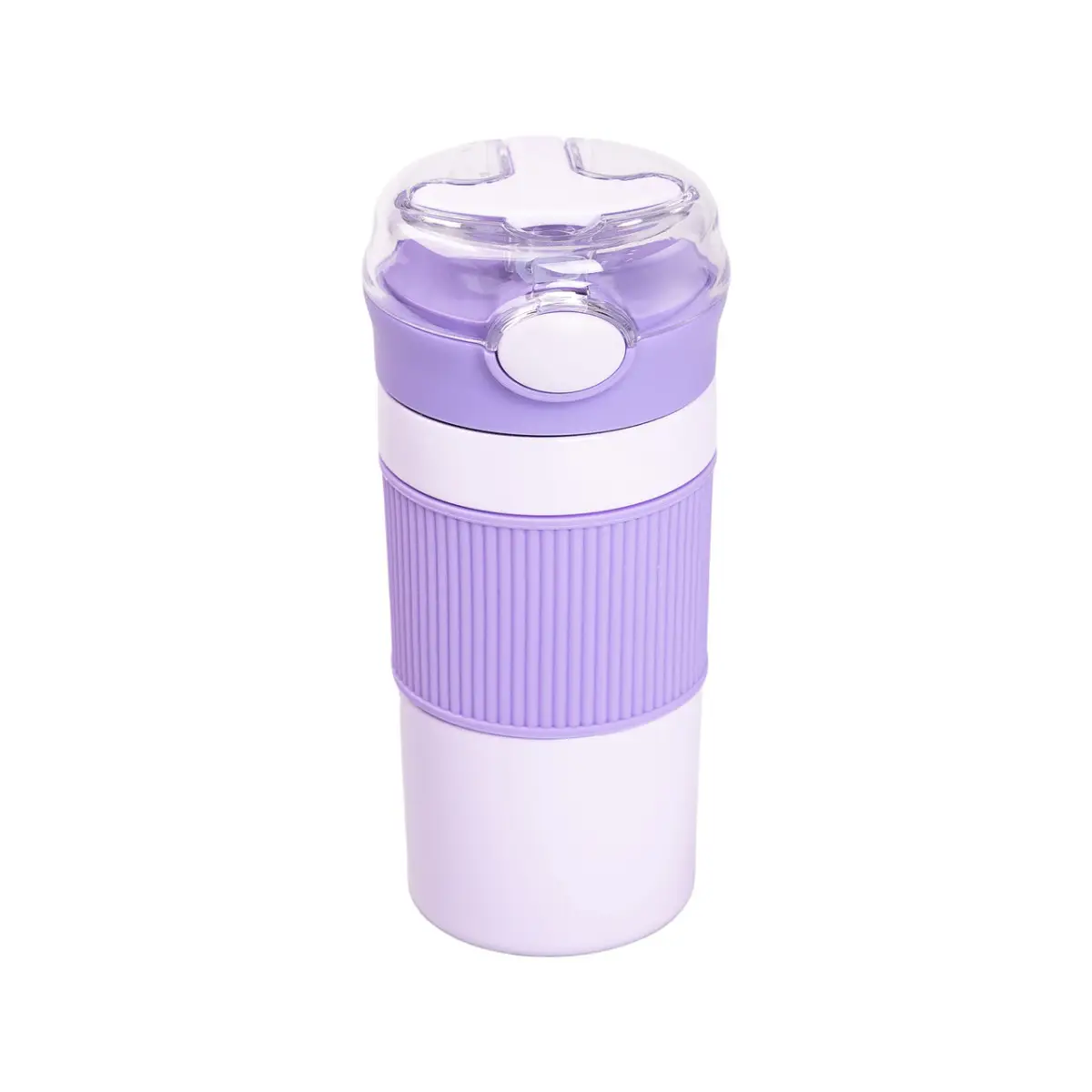 Термочашка с трубочкой 400 мл Сиреневый (HPGM3001V)