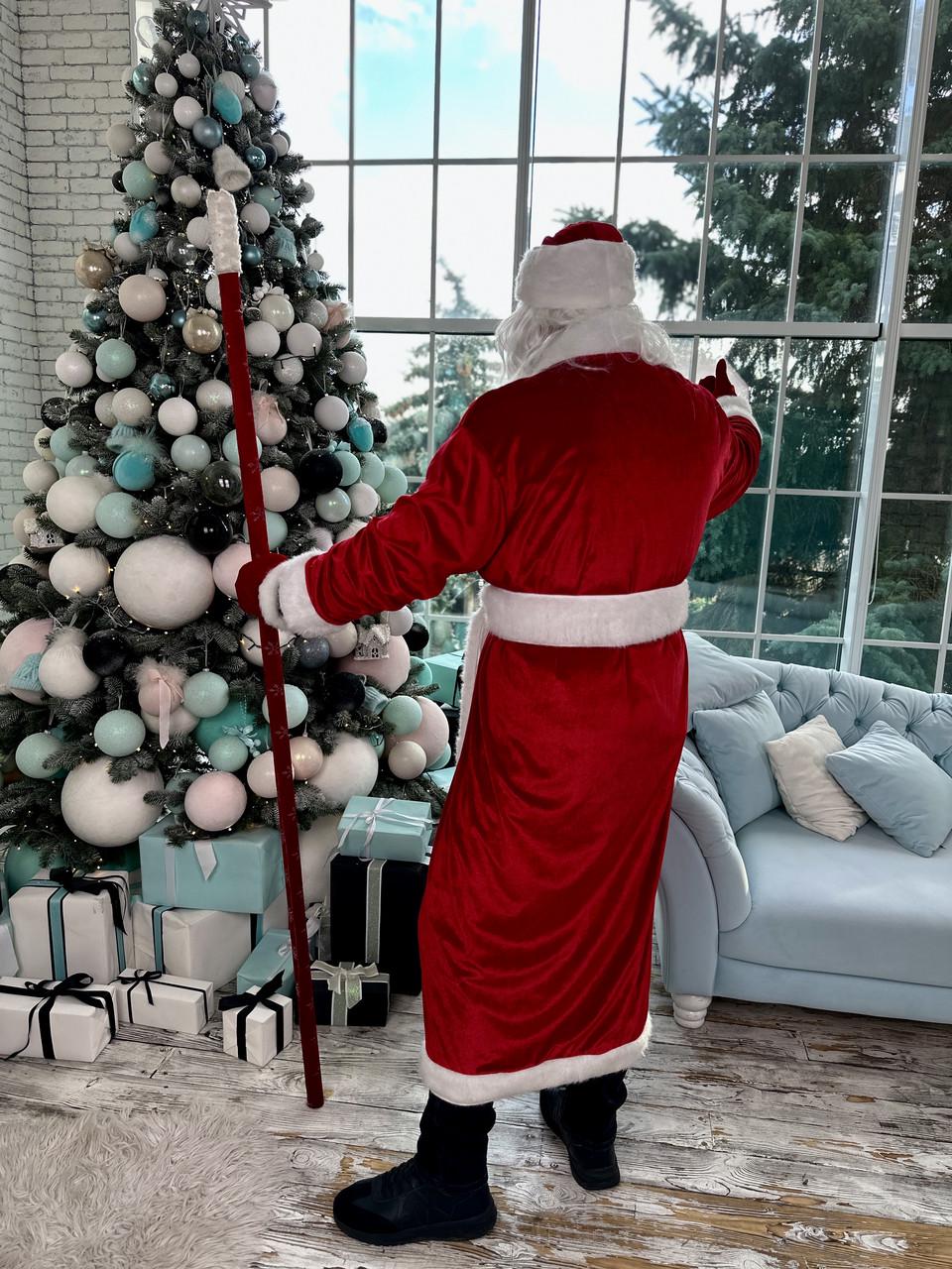 Костюм Санта-Клауса велюровый (санта2) - фото 6 Костюм Санта-Клауса велюровый (санта2) - фото 6